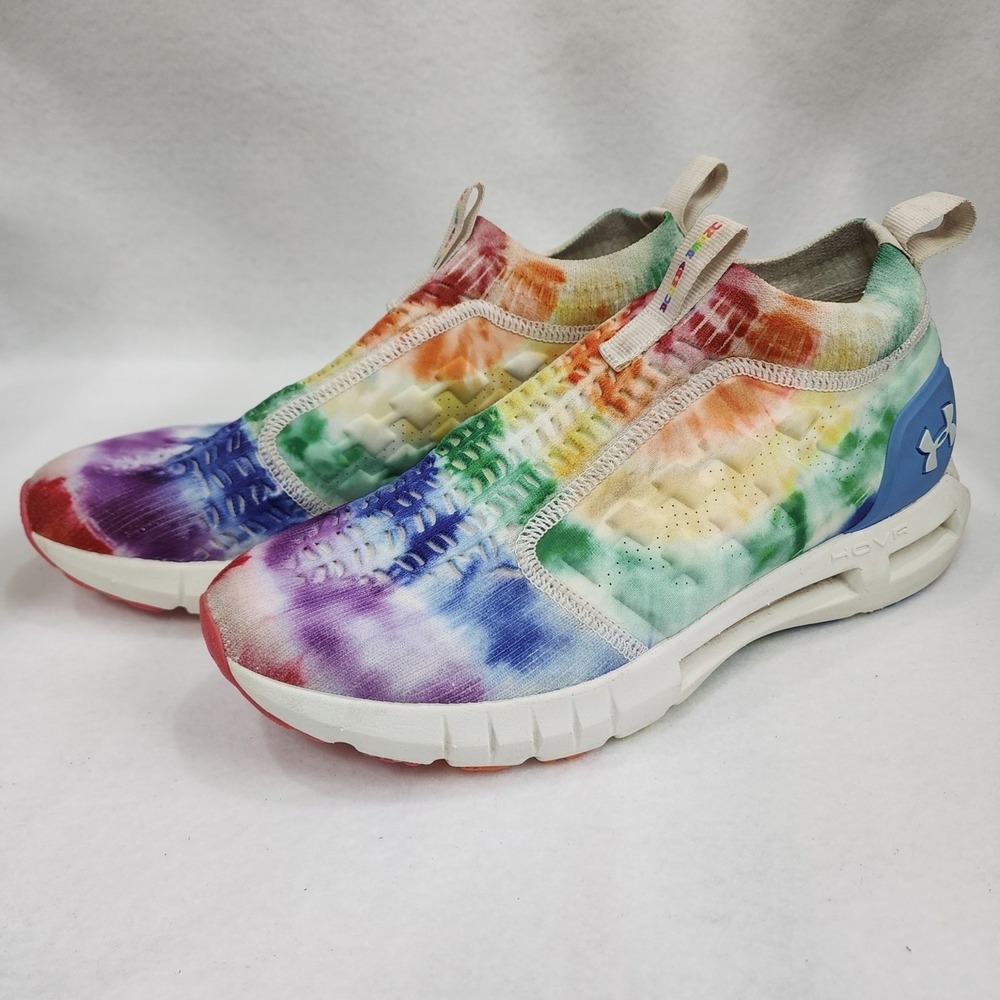 Under Armour HOVR Phantom Slip 3022791-400 Unisex M 9.5W 11 Pride Multi Shoes